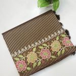 Green Mango Viscose Satin Border Saree – Elegant Traditional Saree - Saree 1