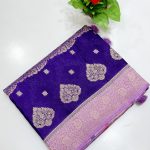 Viscose Russian Silk Saree | Elegant Banarasi Weave Saree | 10 Stunning Shades | Banarasi Hastkala Weaves - Saree 10
