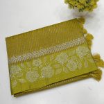 Banarasi Green Mango Premium Handwork Silk Saree – Elegant Banarasi Silk Work - Saree 4