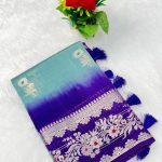 Premium Banarasi Mango Contrast Dye Silk Saree | Banarasi Hastkala Weaves - Saree 1
