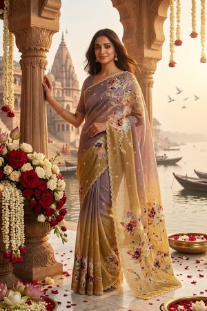 Kota Doria Silk Saree | Elegant Traditional Saree for Women | Banarasi Hastkala Weaves