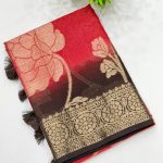 Banarasi Premium Kota Doria Saree | Elegant Banarasi Saree | Banarasi Hastkala - Saree 6