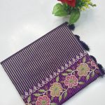 Green Mango Viscose Satin Border Saree – Elegant Traditional Saree - Saree 4