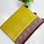 Viscose Russian Silk Saree | Elegant Banarasi Weave Saree | 10 Stunning Shades | Banarasi Hastkala Weaves - Saree 9