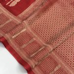 Green Mango Viscose Saree | Pink & Red Shades | Elegant Banarasi Weave | Banarasi Hastkala Weaves - Saree 2