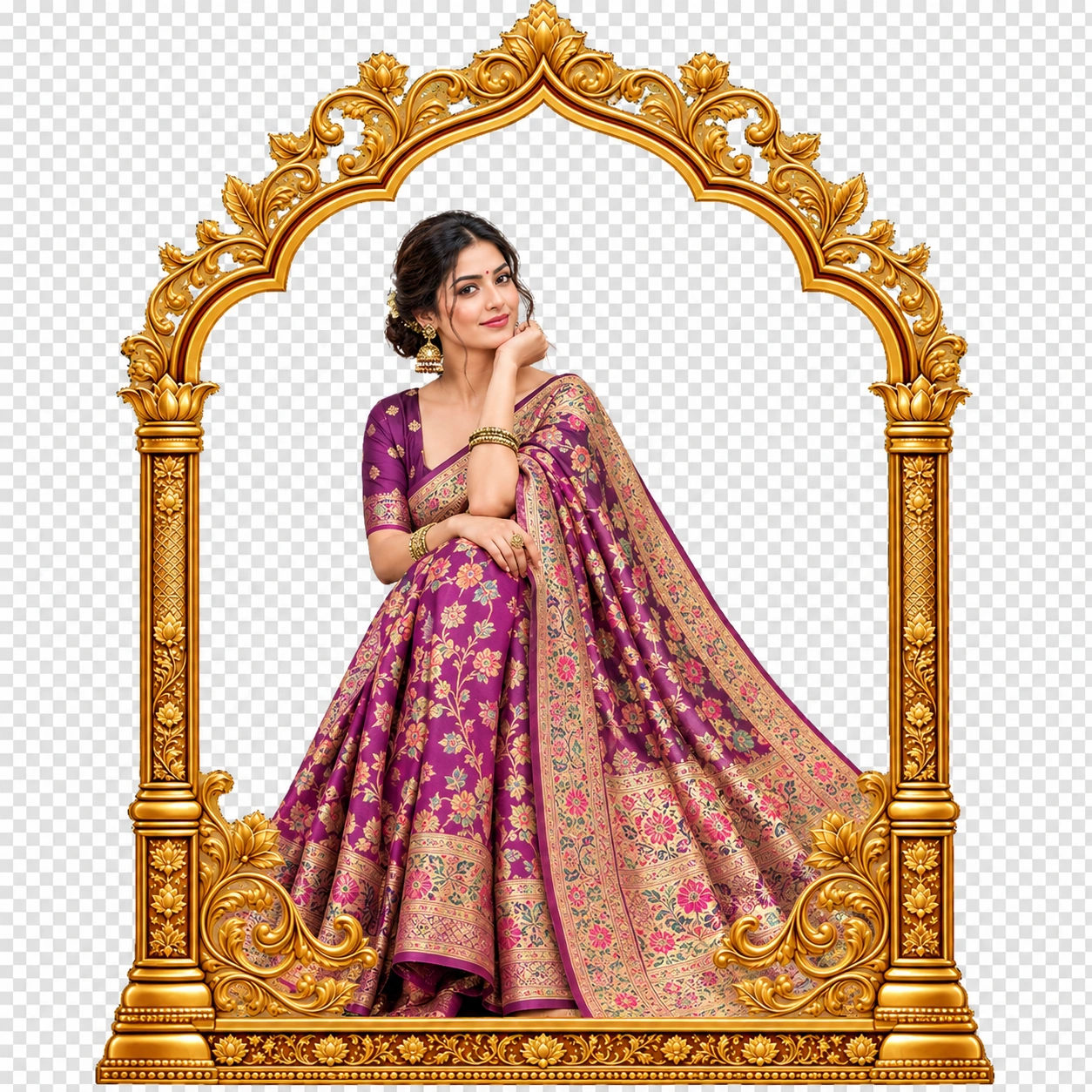 banarasiPrintedSarees